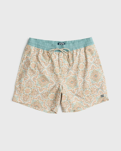 Billabong Men's Good Times Layback 16\" Swim Trunks - Vintage Khaki