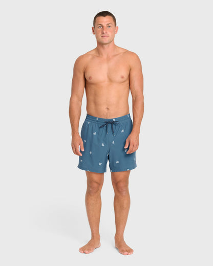 Billabong Men's Lineup Laybacks 16\" Swim Trunks - Real Teal