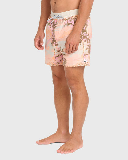 Billabong Men's Good Times Layback 16\" Swim Trunks - Pale Peach