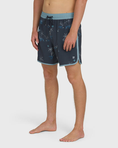 Billabong Men's Seventy Three Layback 16\" Trunks - True Navy