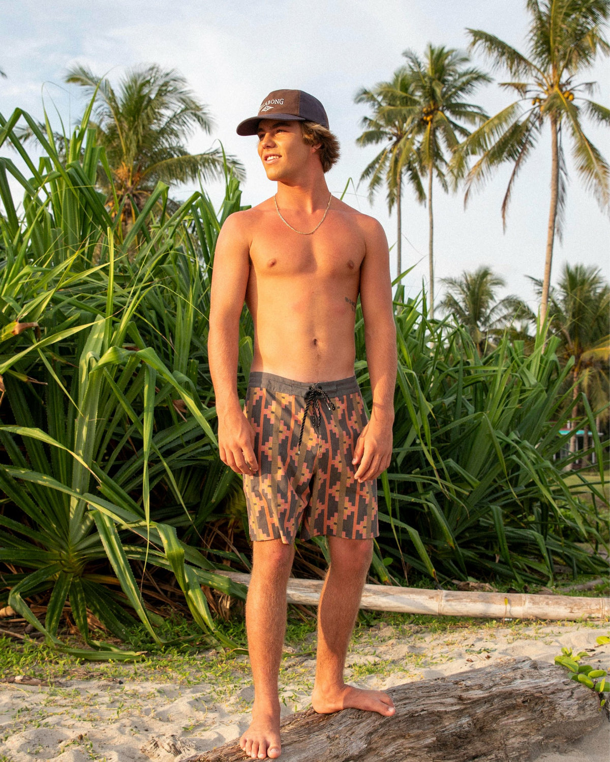 Billabong Men's Good Times Lo Tide 17\" Boardshorts - Rust