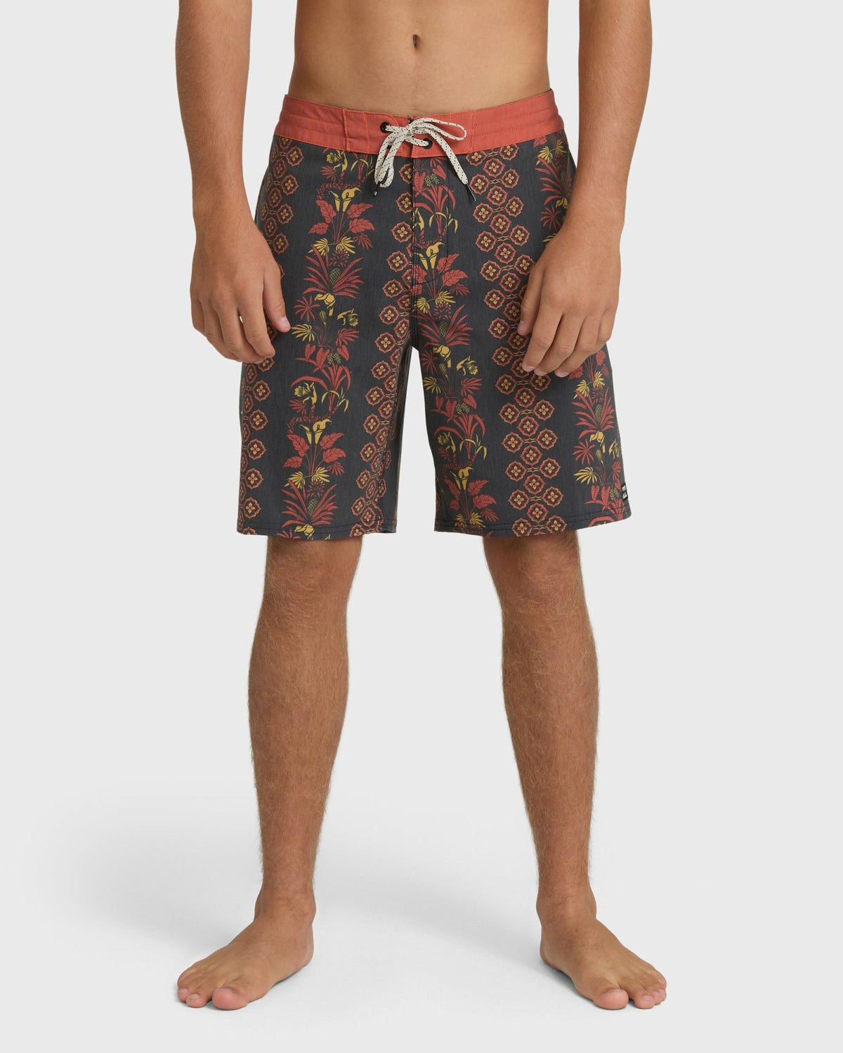 Billabong Men's Sundays Lo Tide 18\" Boardshorts - Black Multi - Black