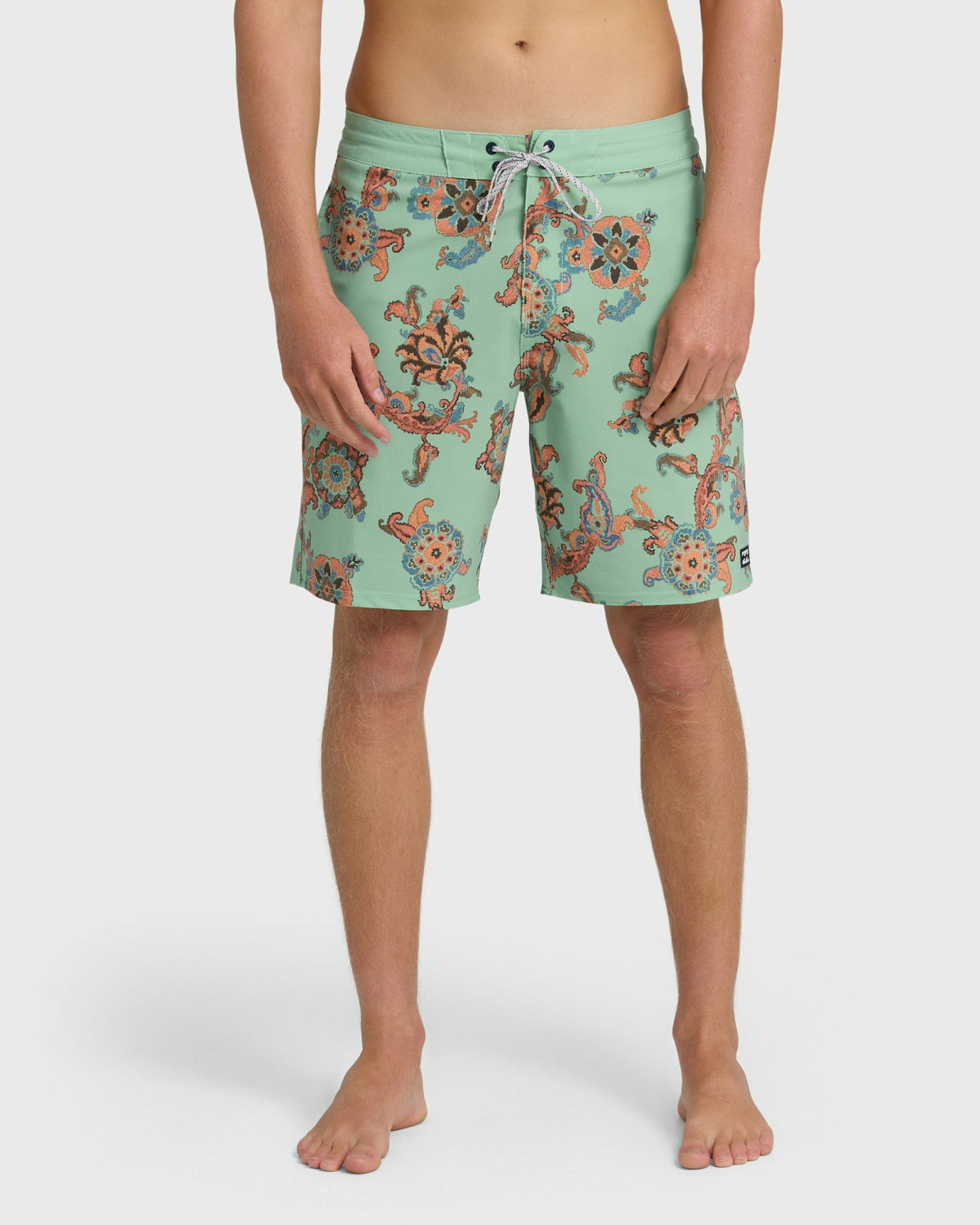 Billabong Men's Sundays Lo Tide 18\" Boardshorts - Granite Green Multi - Granite Green
