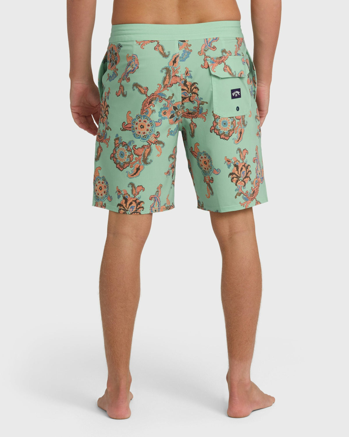 Billabong Men's Sundays Lo Tide 18\" Boardshorts - Granite Green Multi - Granite Green