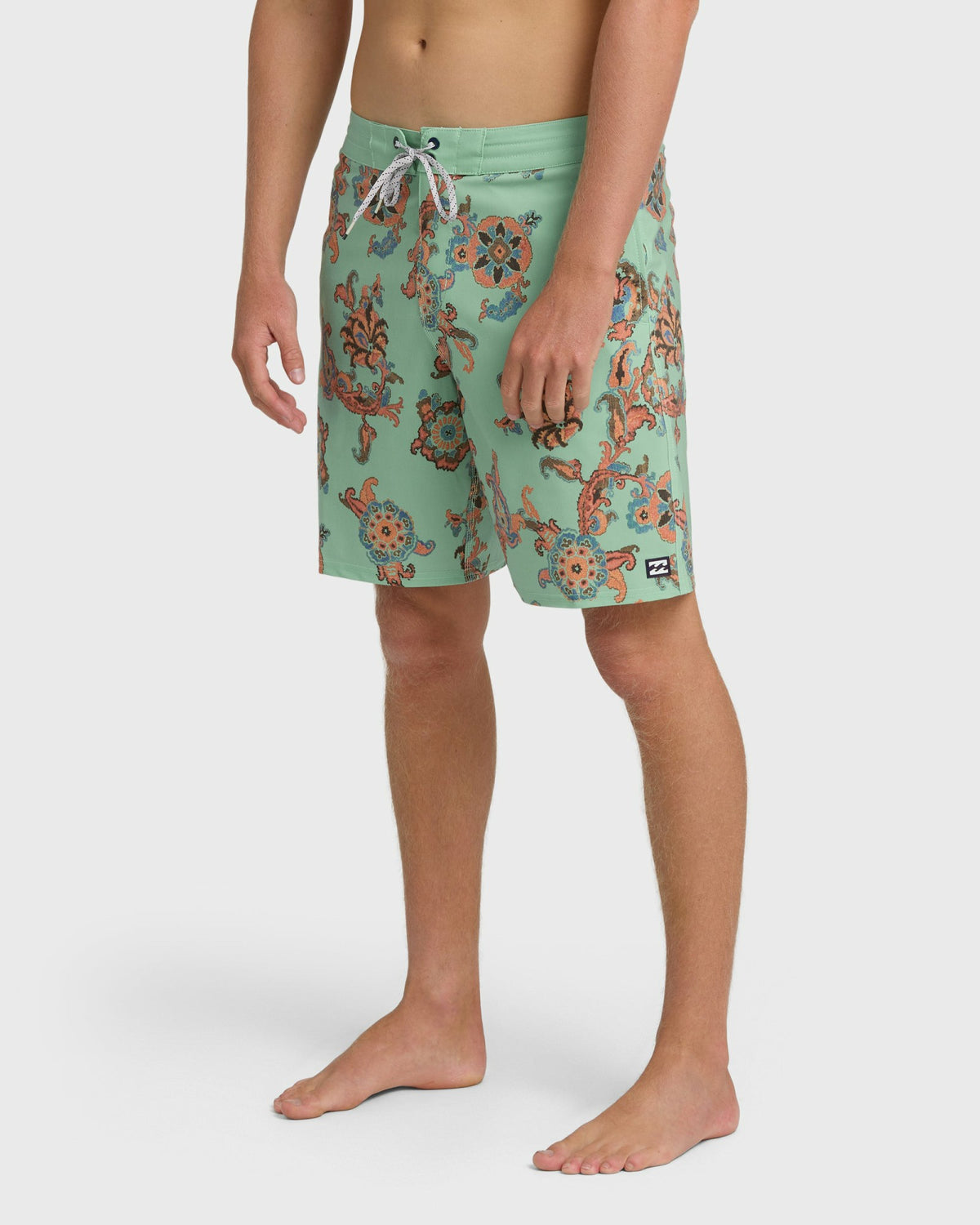 Billabong Men's Sundays Lo Tide 18\" Boardshorts - Granite Green Multi - Granite Green