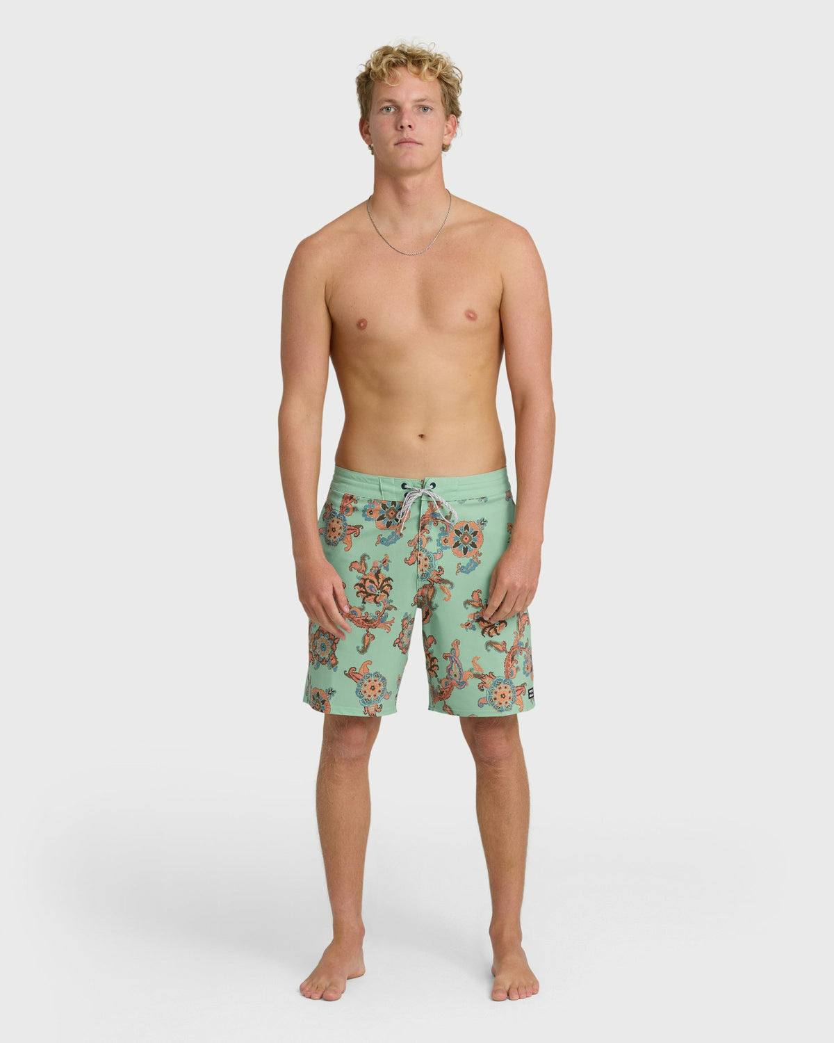Billabong Men's Sundays Lo Tide 18\" Boardshorts - Granite Green Multi - Granite Green