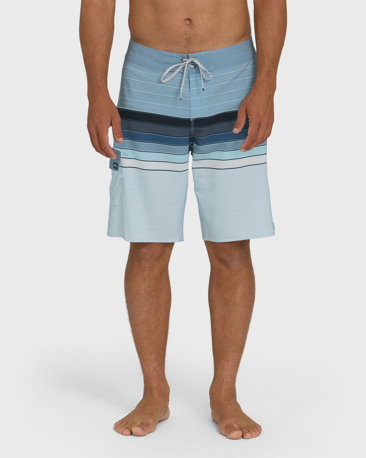 Billabong Men's All Day Stripe Pro Performance 20\" Boardshorts - Blue Fog