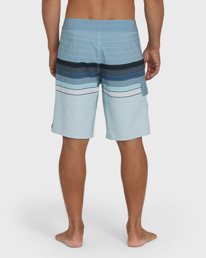 Billabong Men's All Day Stripe Pro Performance 20\" Boardshorts - Blue Fog
