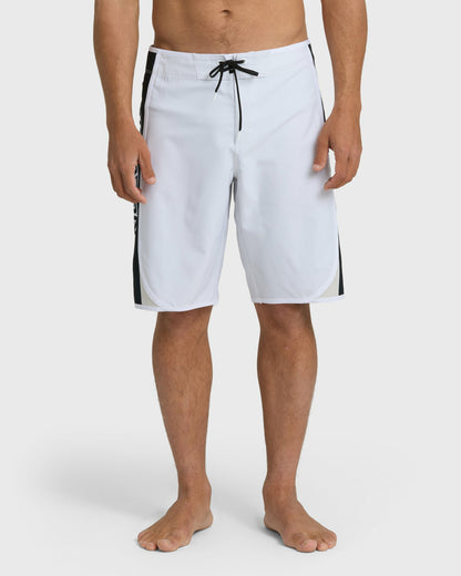 Billabong Men's Dbah Bio Wave Pro 21\" Boardshorts - White Vintage - White Vintage