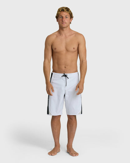 Billabong Men's Dbah Bio Wave Pro 21\" Boardshorts - White Vintage - White Vintage