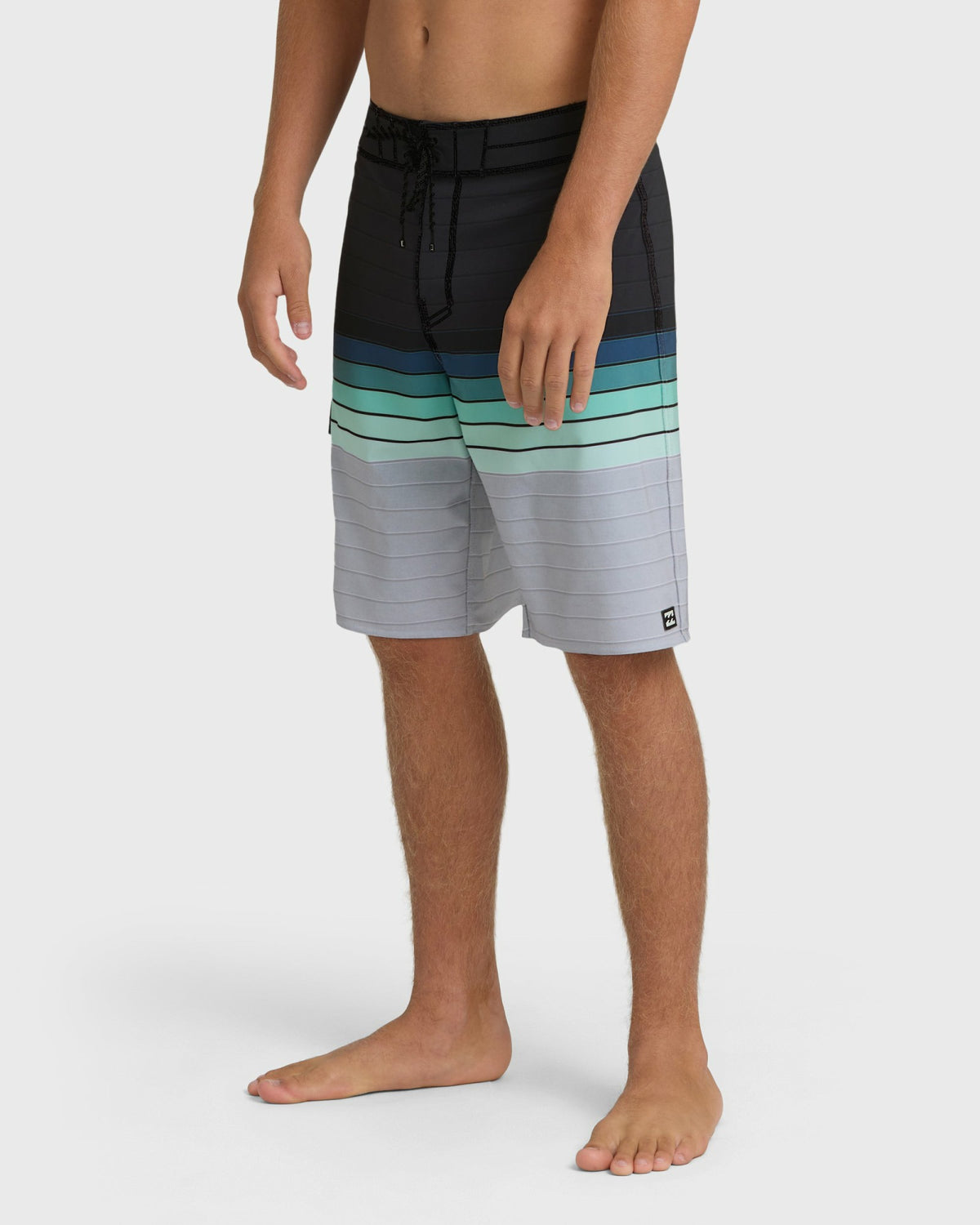 Billabong Men's All Day Stripe 20\" Pro Boardshorts - Medium Indigo Multi - Medium Indigo