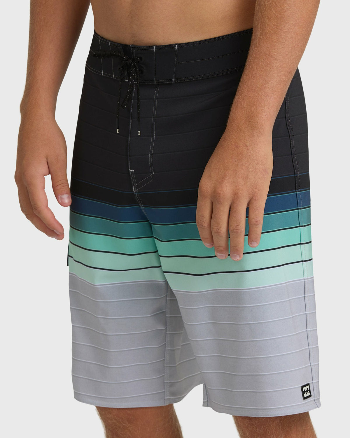 Billabong Men's All Day Stripe 20\" Pro Boardshorts - Medium Indigo Multi - Medium Indigo