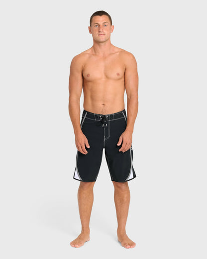 Billabong Men's Dbah Bio Wave Pro 21\" Boardshorts - Black\/White - Black\/White