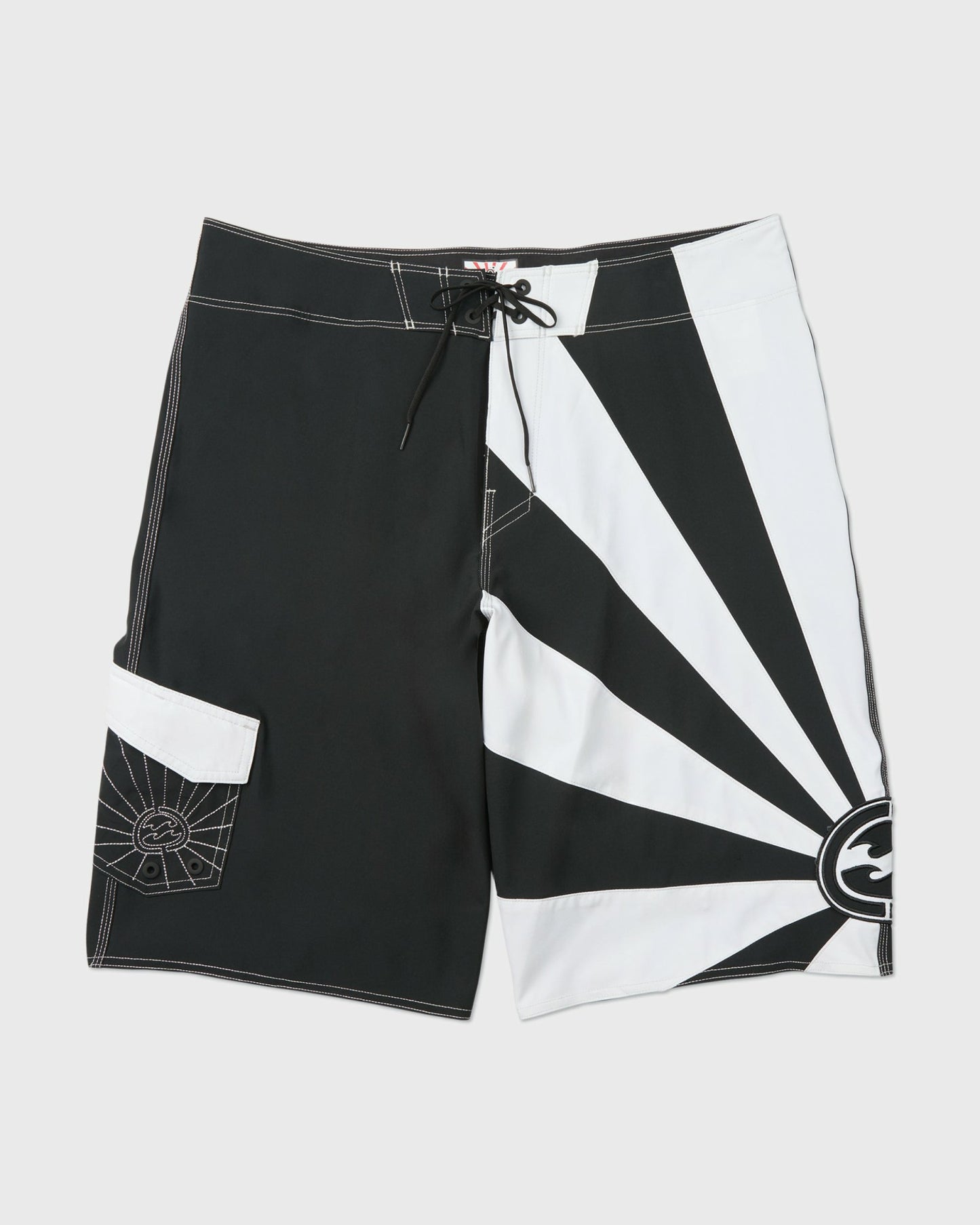 Billabong Men's A.I. Rising Sun Pro 22\" Boardshorts - Black\/White..
