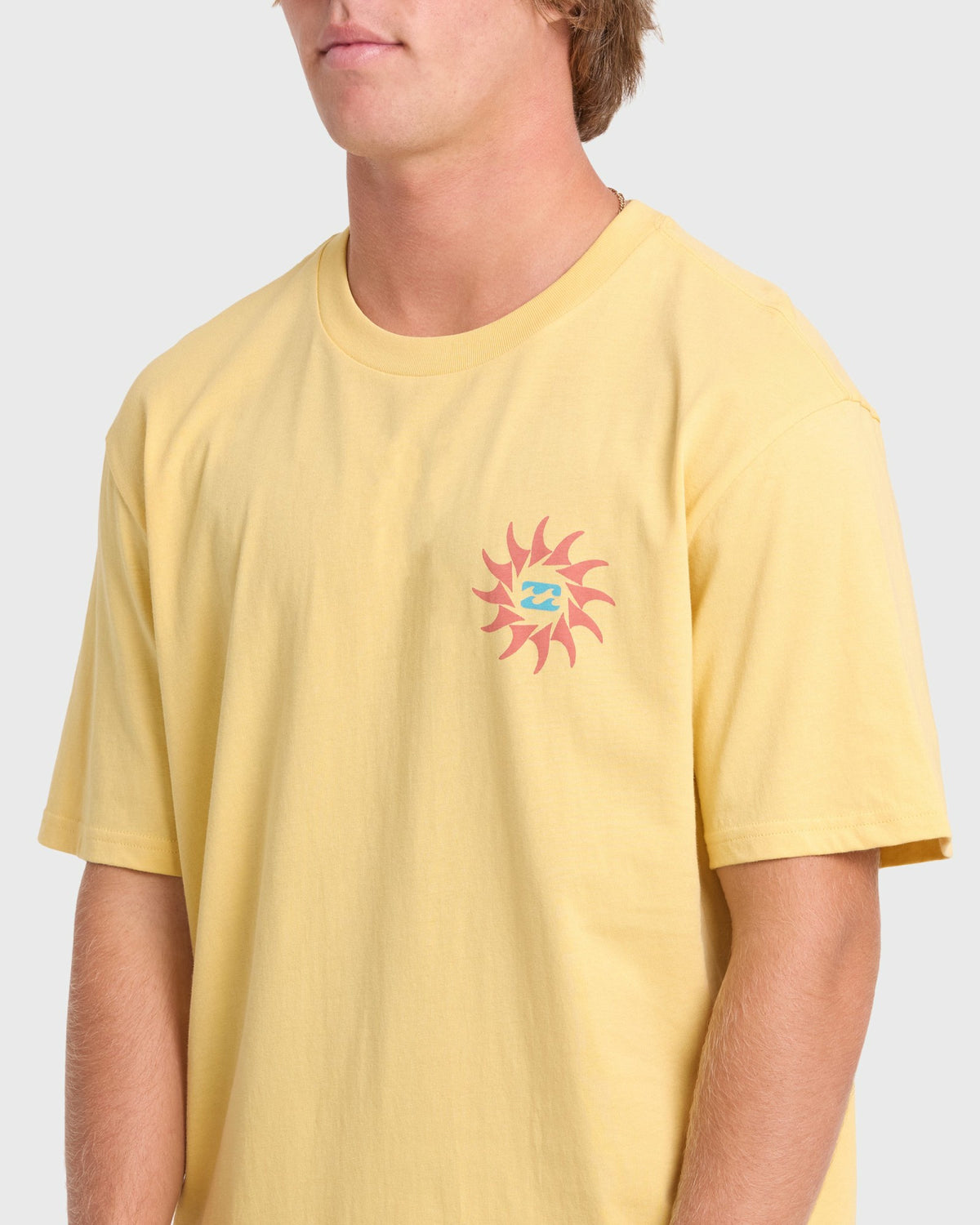 Billabong Men's Rotation Premium Short Sleeve Knit Graphic T-Shirt - Raffia