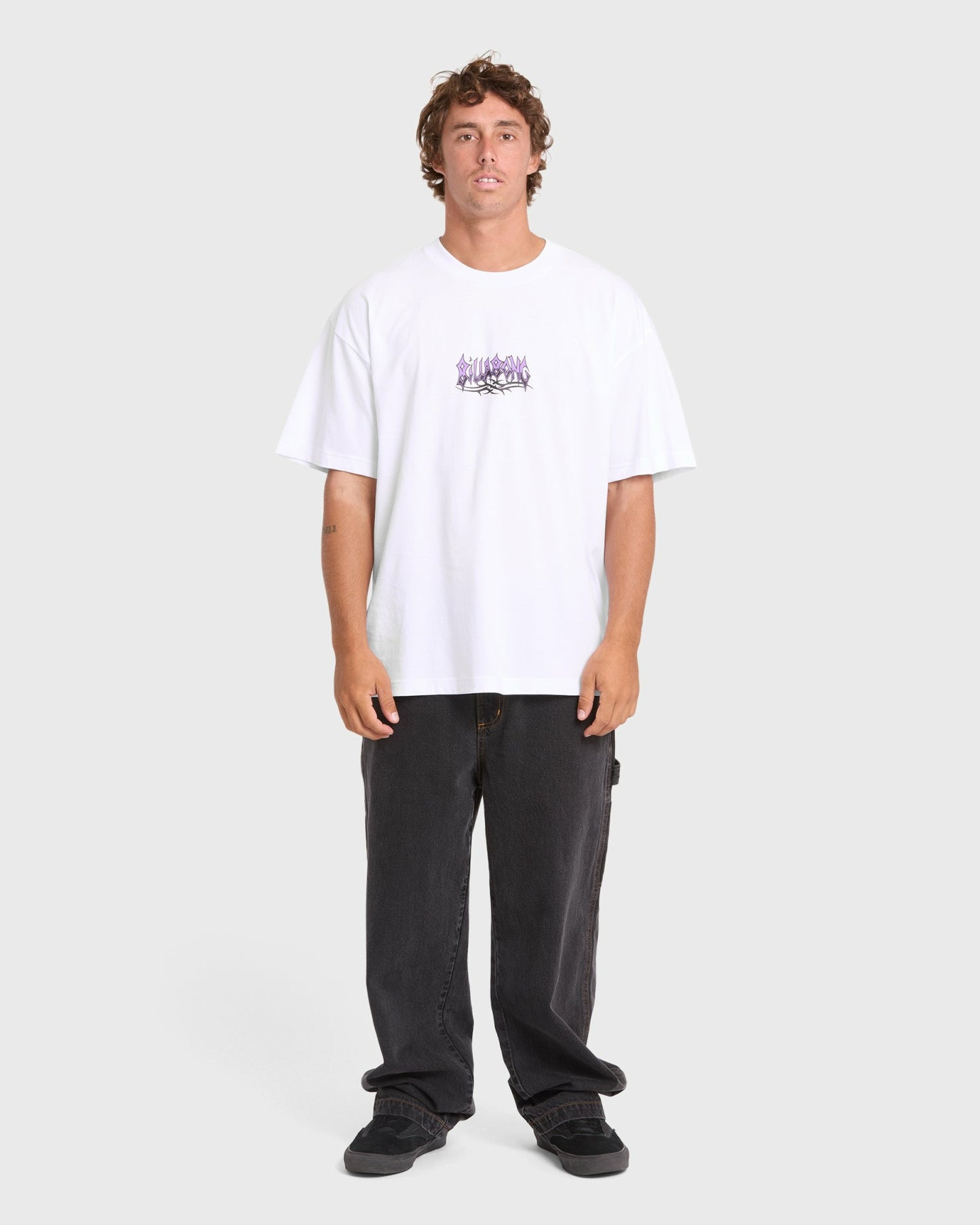 Billabong Men's Barb OG Short Sleeve Knit T-Shirt - White