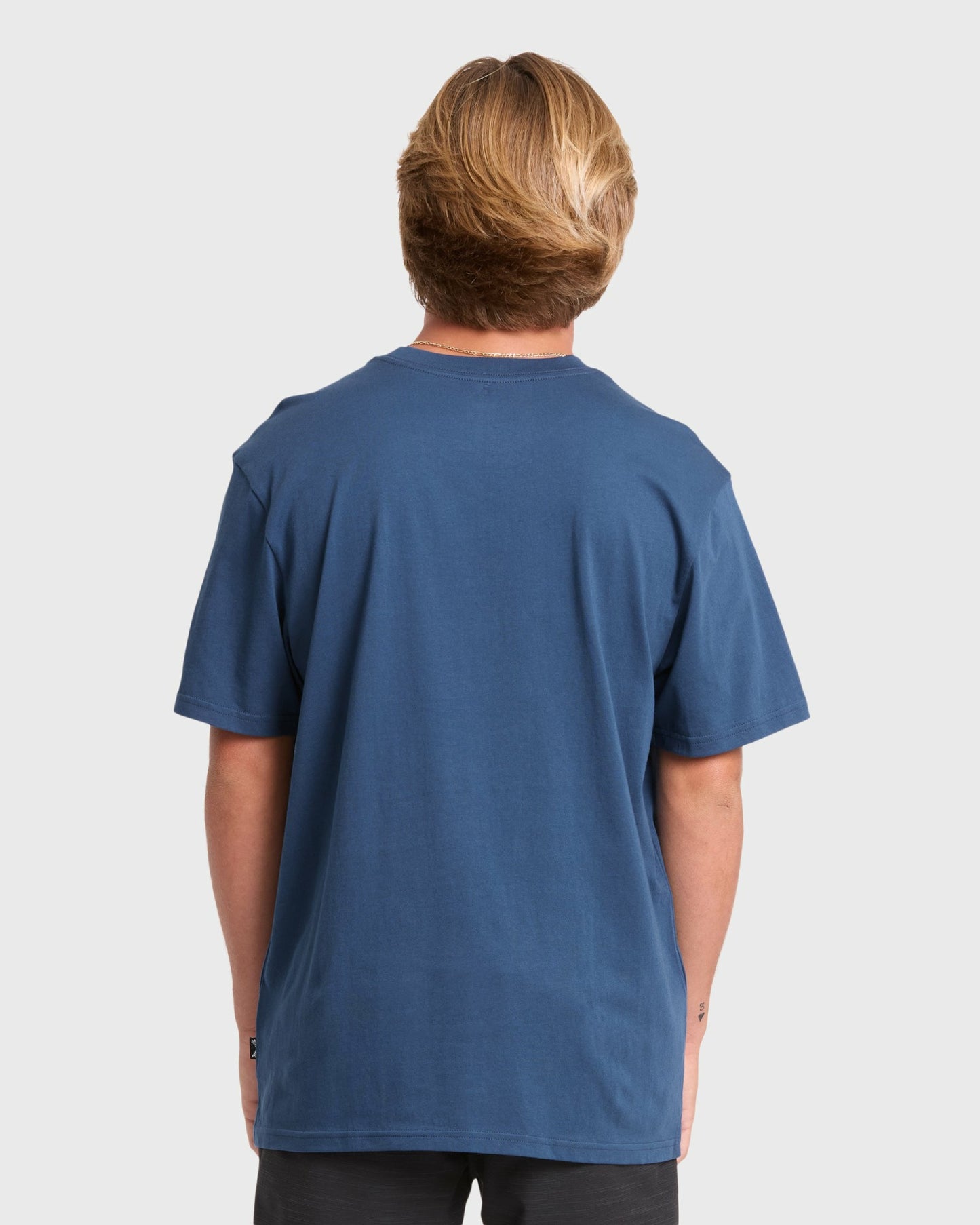 Billabong Men's Check Out Premium Short Sleeve Knit T-Shirt - Dark Denim