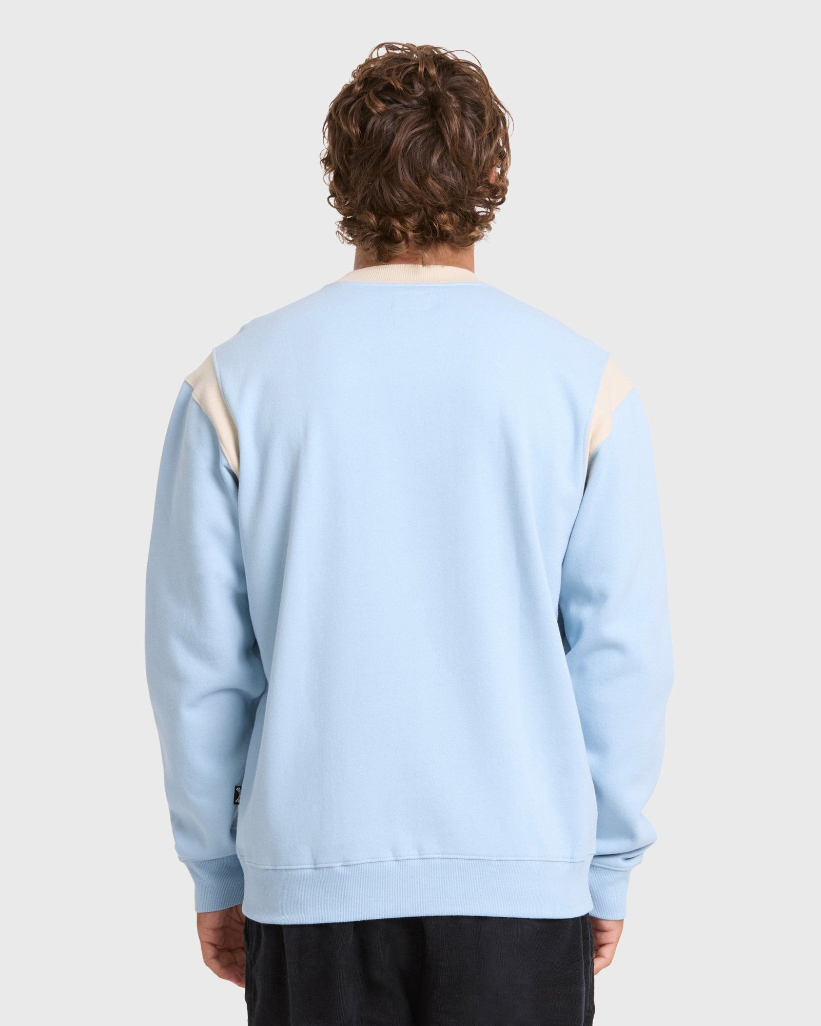 Billabong Men's Highway Garage Crewneck Sweatshirt - Blue Smoke