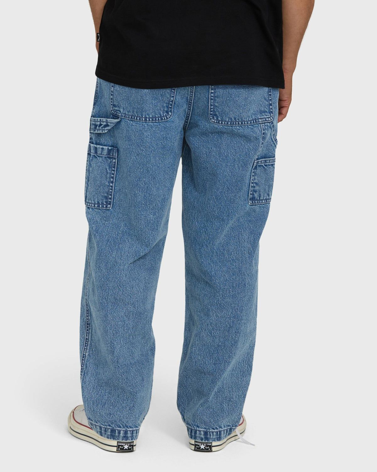 Billabong Men's Bad Dog Carpenter Pants - Faded Denim