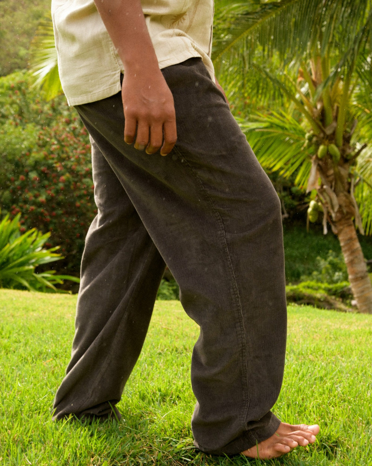 Billabong Men's Larry Cord Pants - Dark Gray