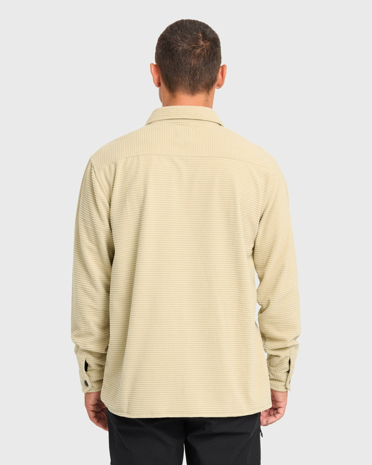 Billabong Men's Adventure Division Ridge Long Sleeve Fleece Overshirt - Sand Khaki