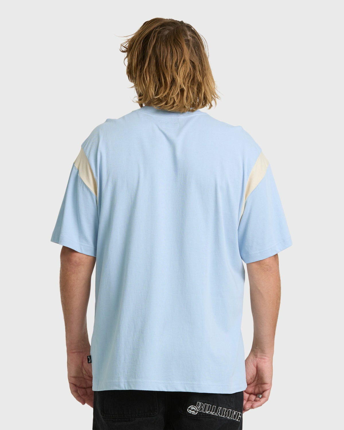 Billabong Men's Highway Garage Short Sleeve Knit T-Shirt - Blue Smoke