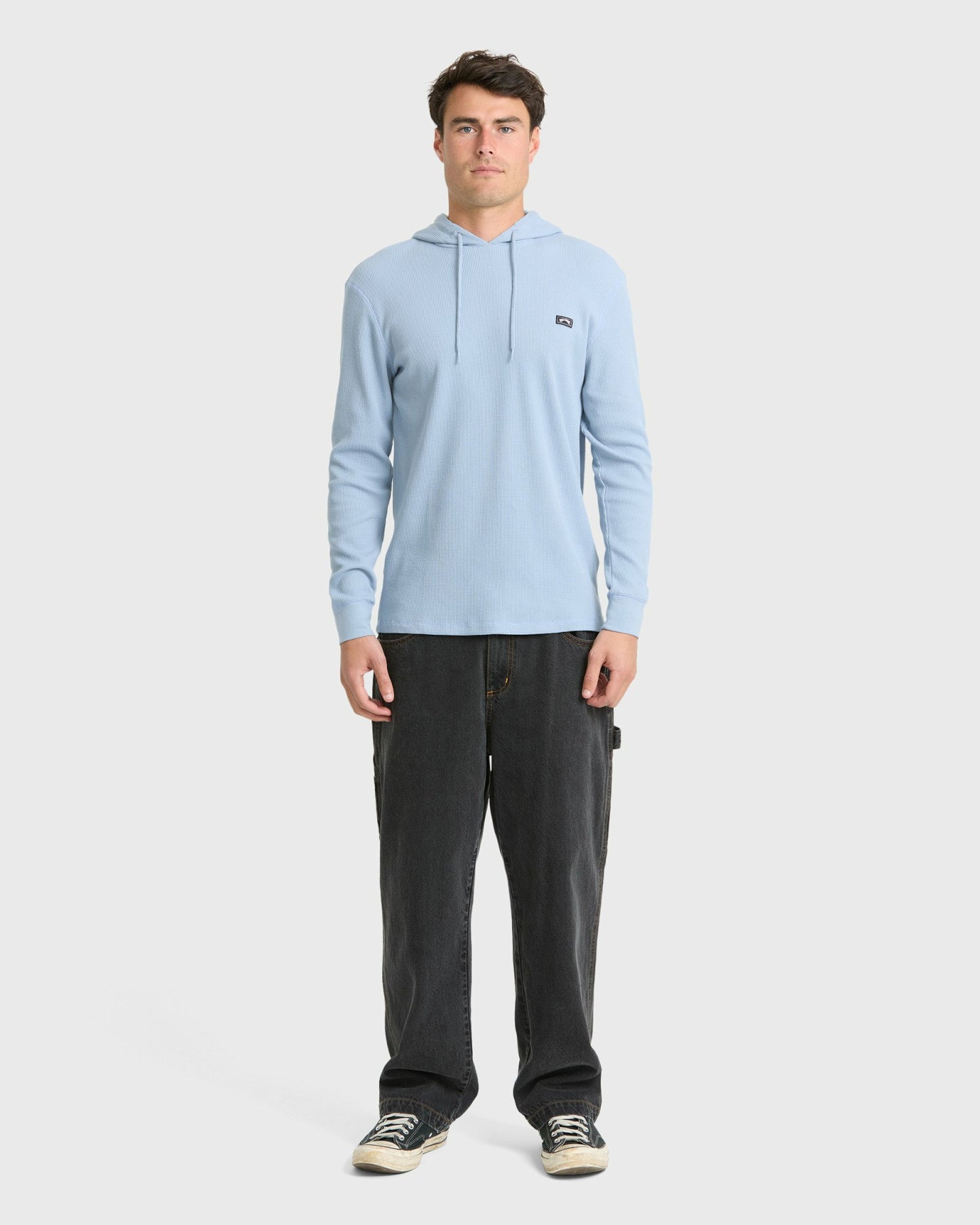 Billabong Men's Foundation Pullover Hoodie - Blue Fog