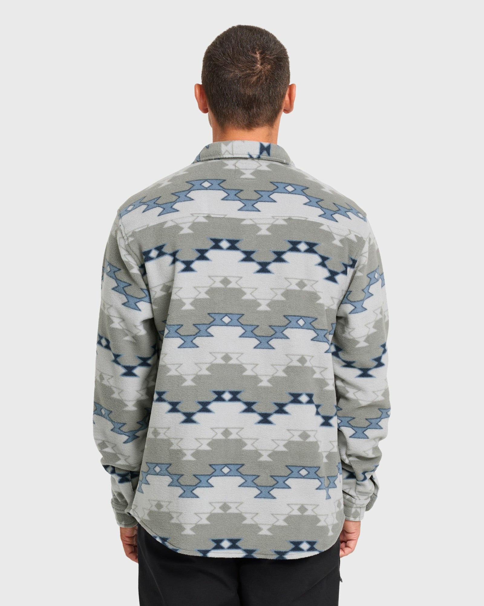 Billabong Men's Furnace Long Sleeve Flannel Shirt - Alloy