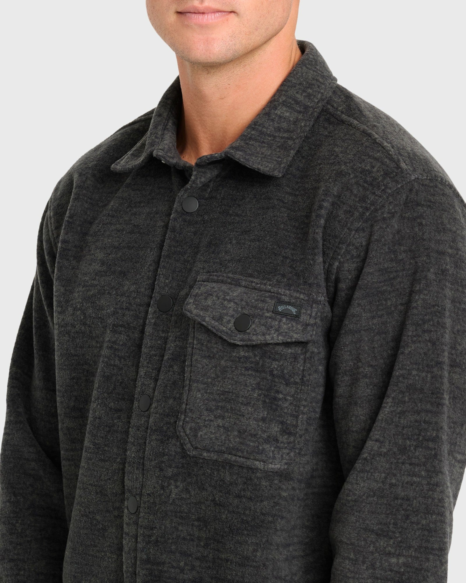 Billabong Men's Furnace Long Sleeve Flannel Shirt - Black