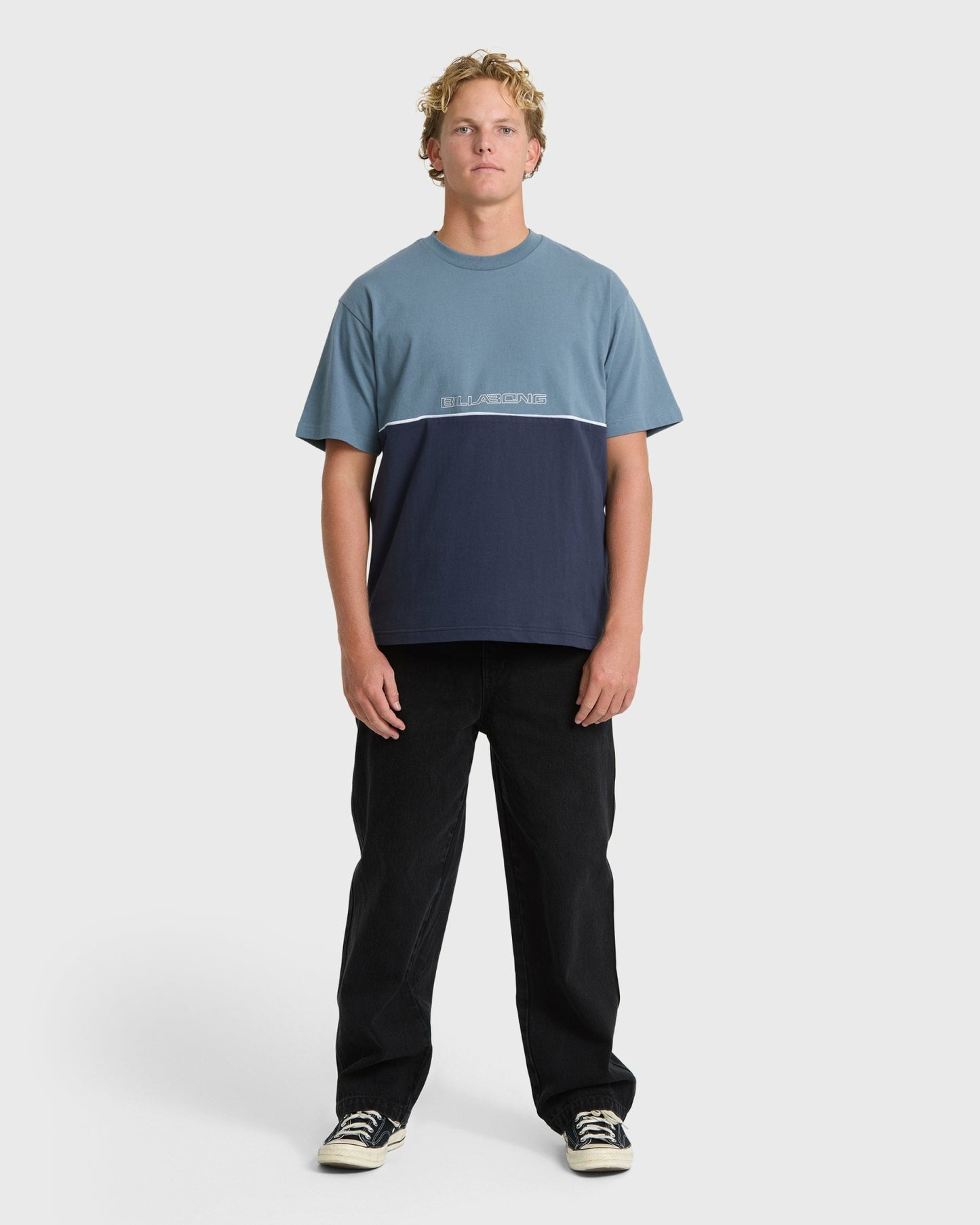 Billabong Men's Spec 73 Legacy Short Sleeve Cotton T-Shirt - Dusty Blue