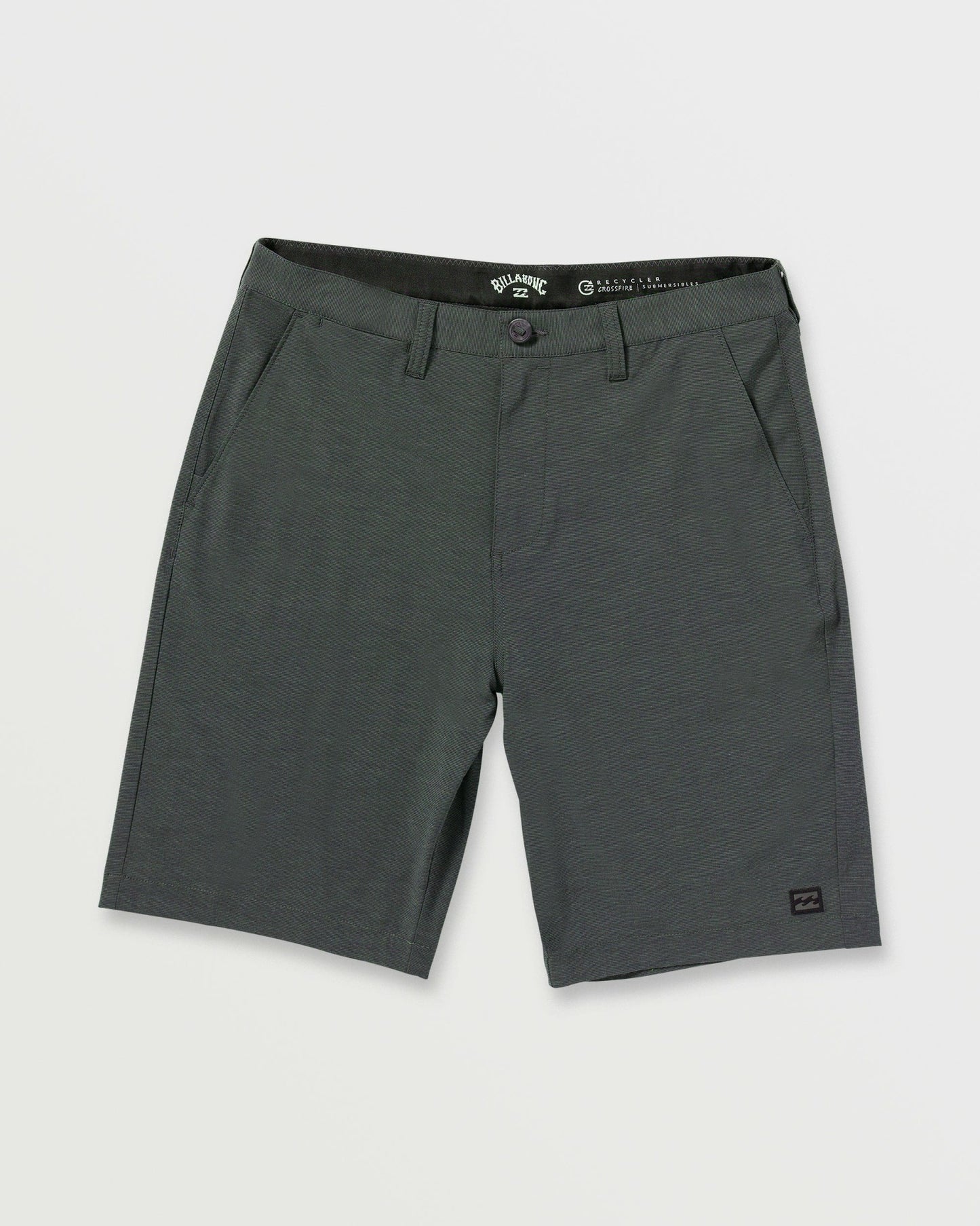 Billabong Men's Crossfire Submersible 21\" Hybrid Shorts - Asphalt