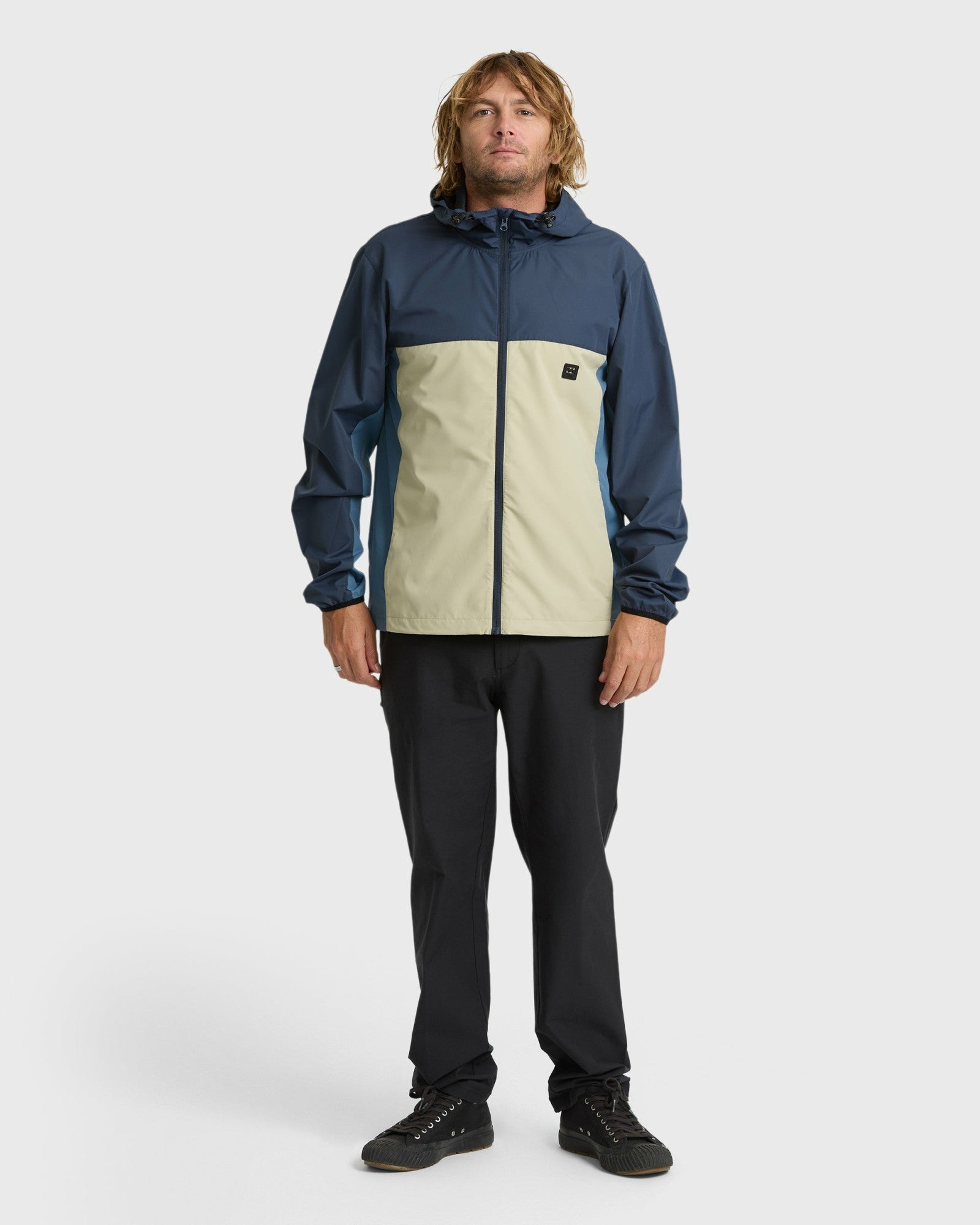 Billabong Men's Timberwood Windbreaker Jacket - Blue Graphite
