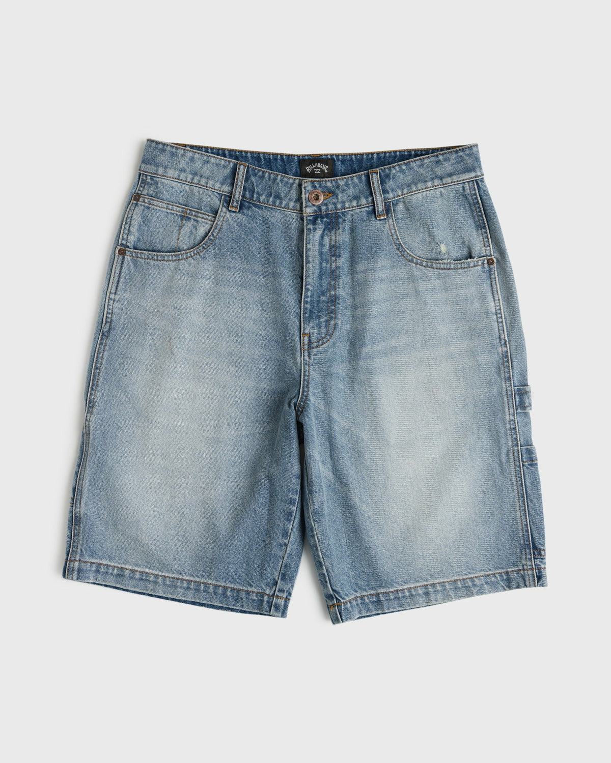 Billabong Men's Bad Dog Workwear Denim Shorts - Bleached Blue Wash