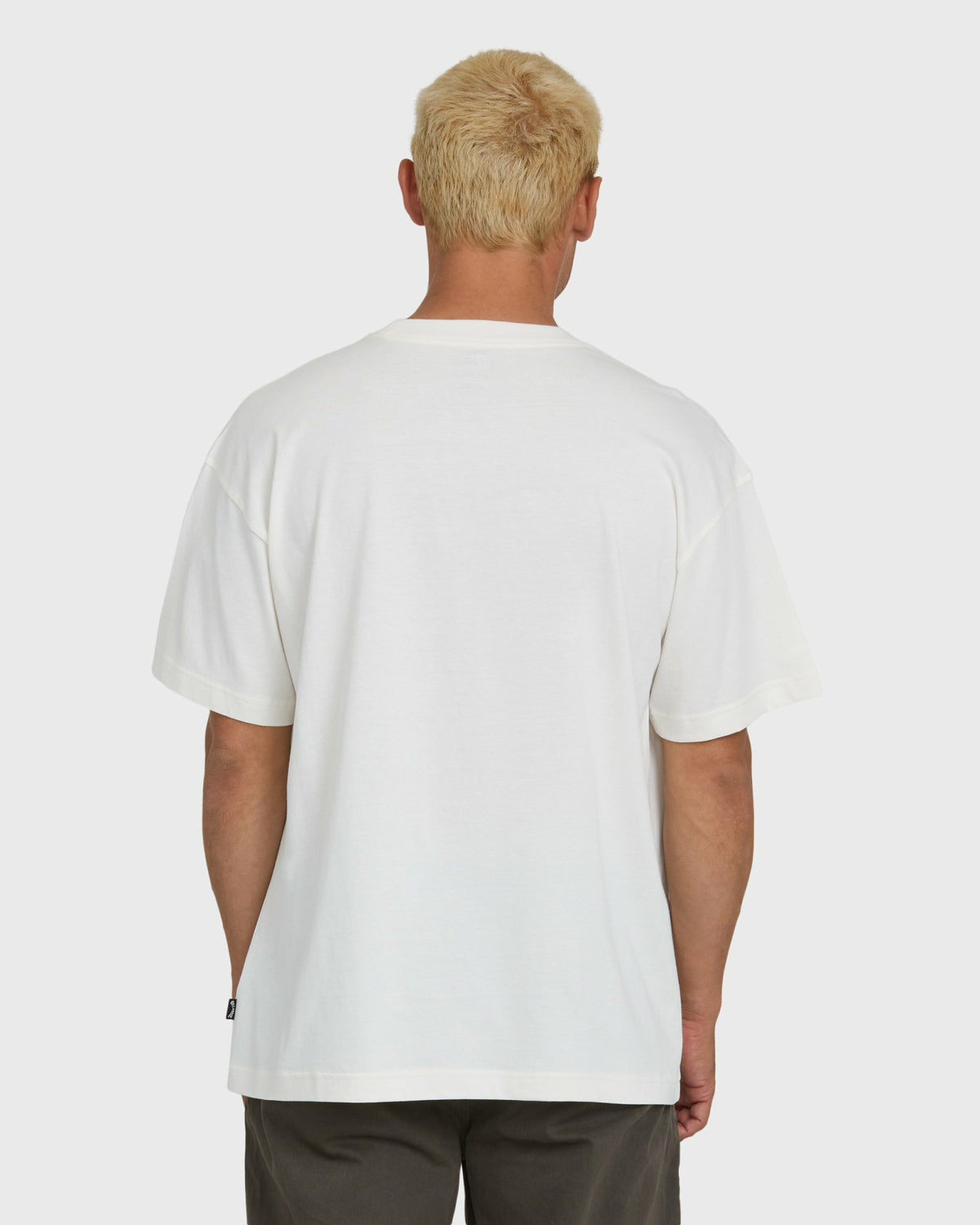 Billabong Men's Bad Dog Cherub OG Knit Short Sleeve T-Shirt - Off White