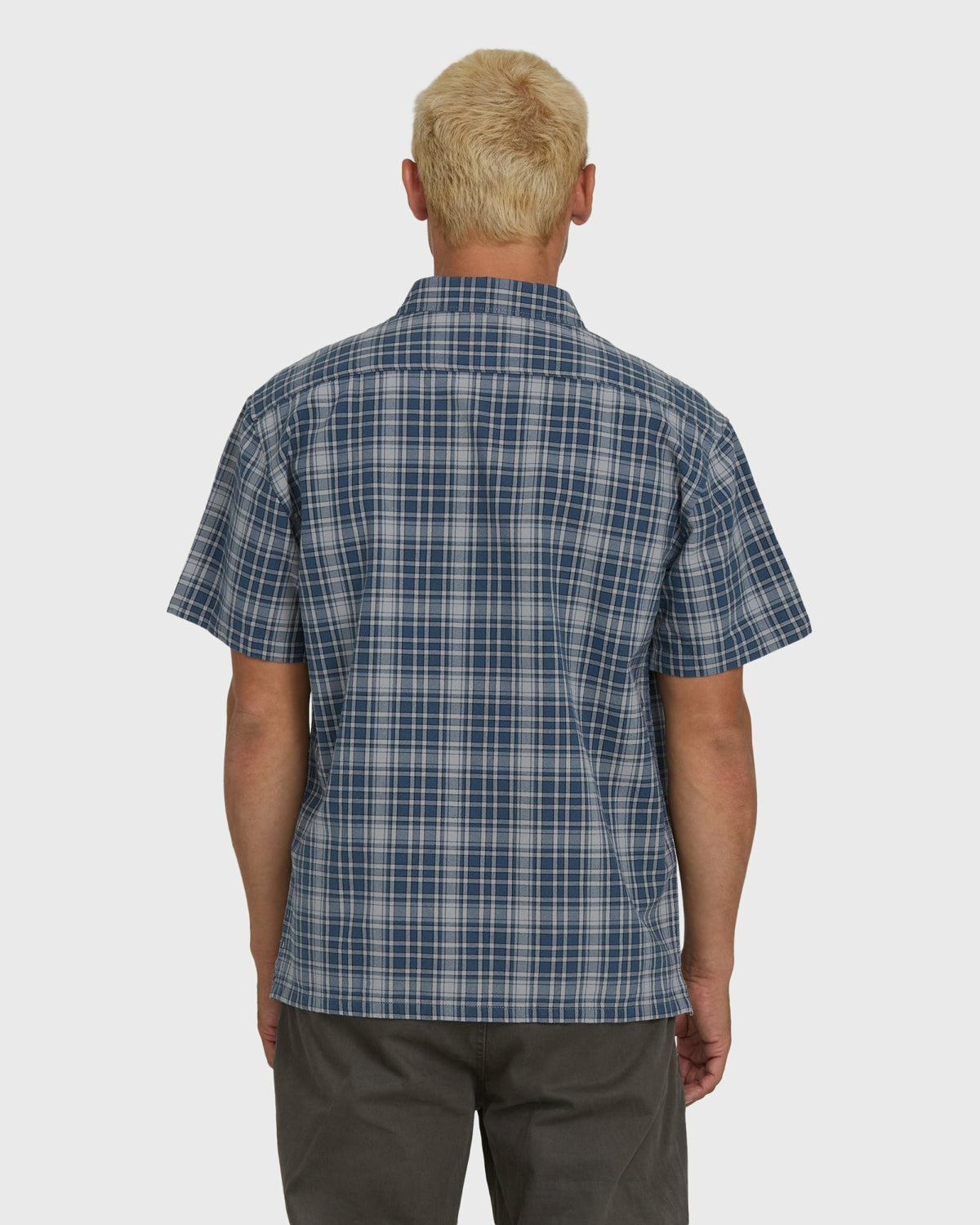 Billabong Men's Bad Dog Short Sleeve Woven Shirt - Dark Denim
