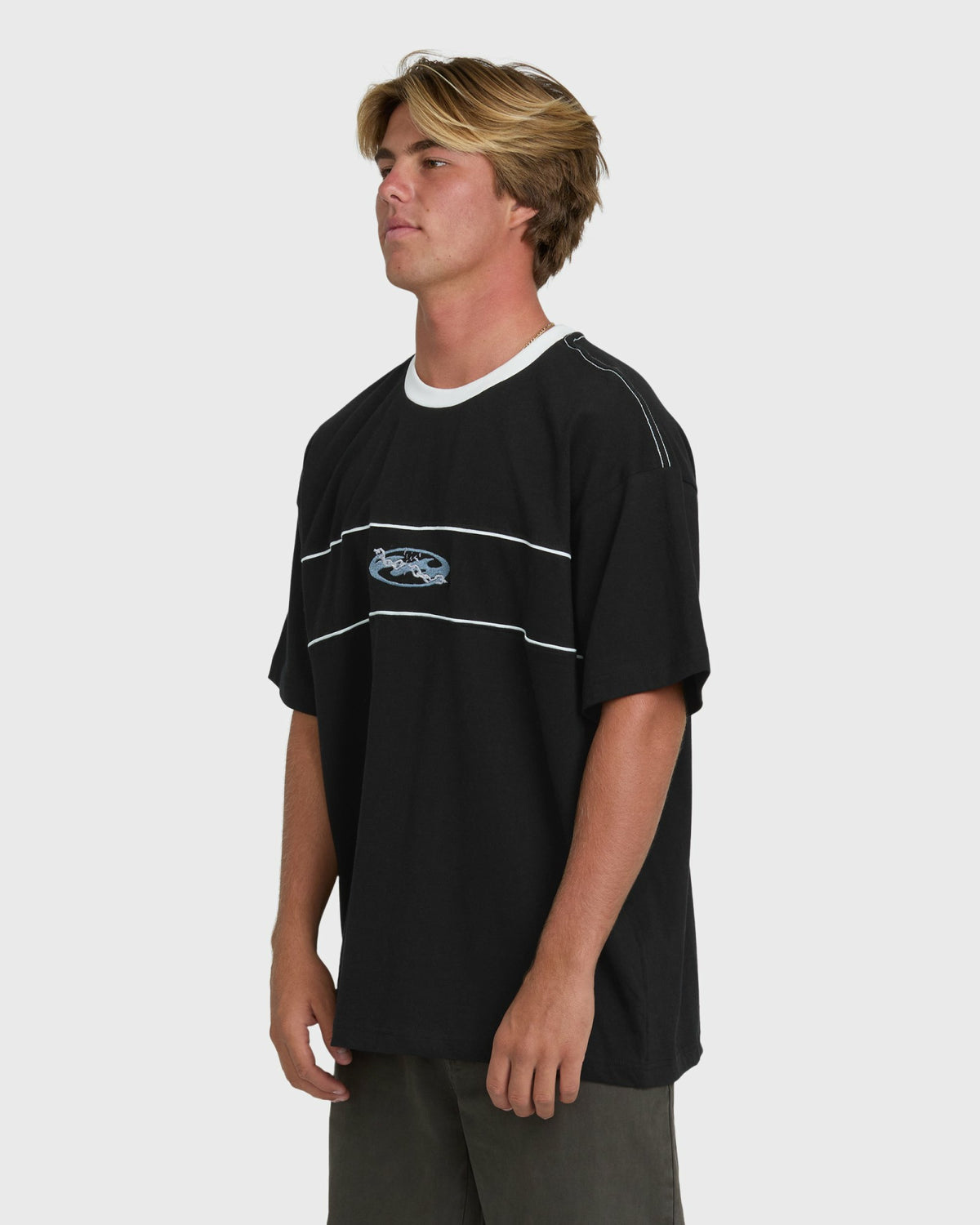 Billabong Men's Bad Dog Precision Short Sleeve Knit T-Shirt - Black