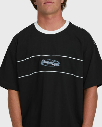 Billabong Men's Bad Dog Precision Short Sleeve Knit T-Shirt - Black