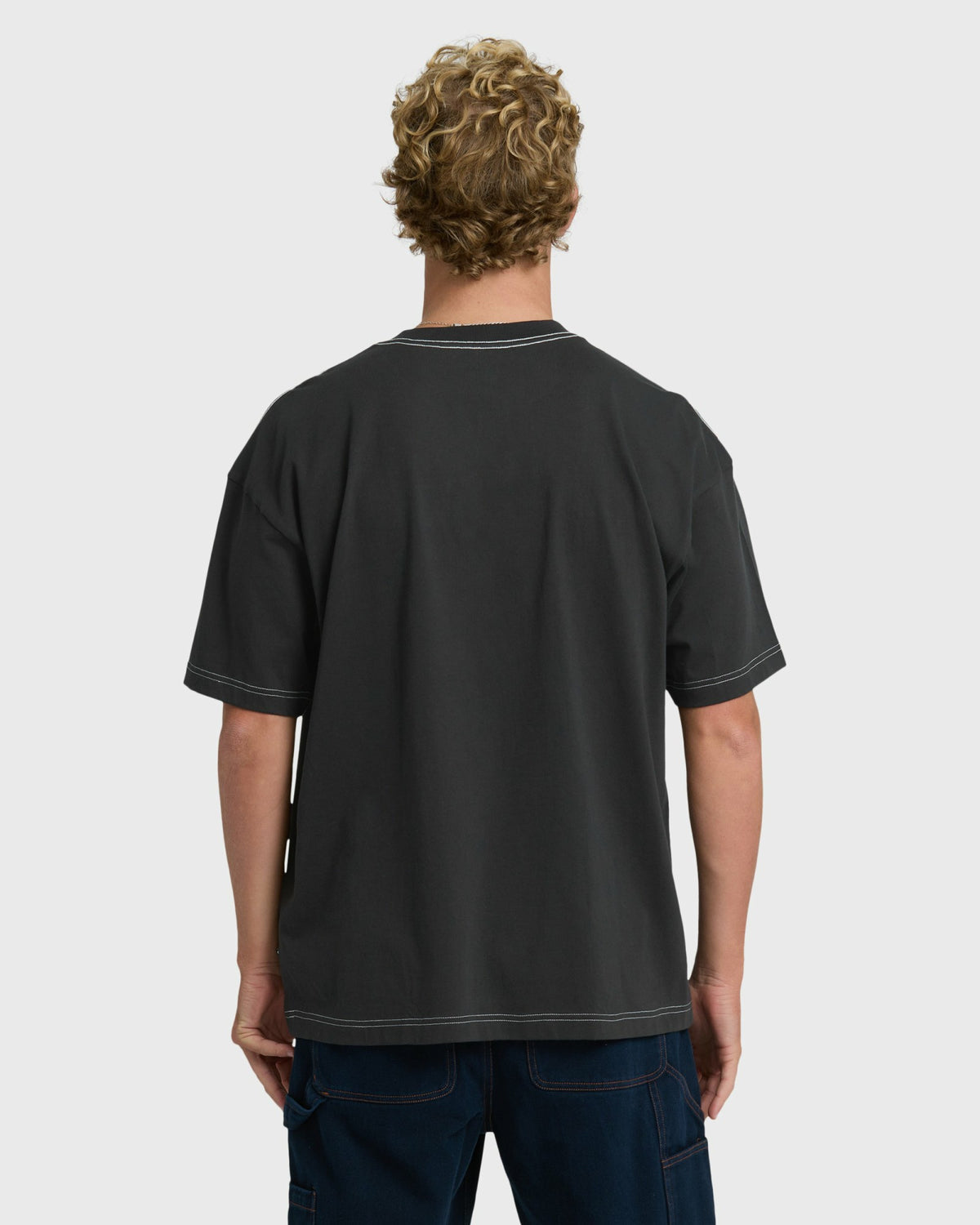 Billabong Men's Bad Dog Og Short Sleeve T-Shirt - Black Vintage