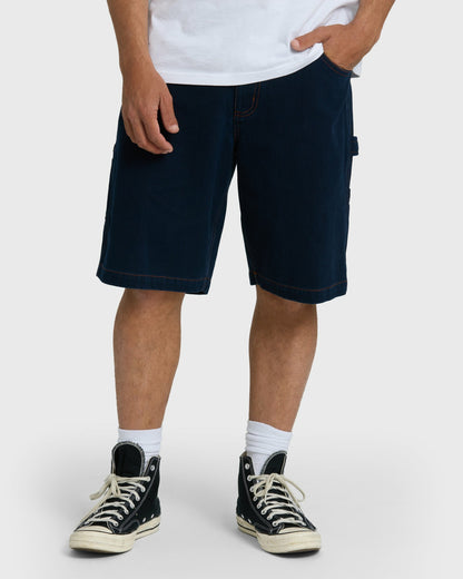Billabong Men's Bad Dog 21\" Workwear Shorts - Navy