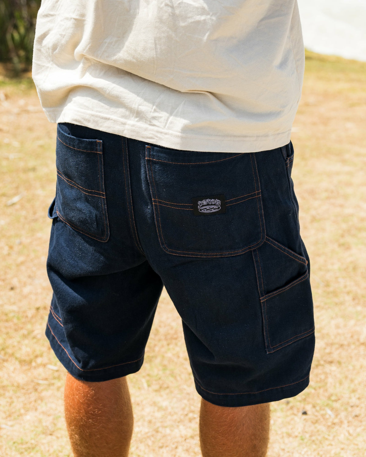 Billabong Men's Bad Dog 21\" Workwear Shorts - Navy