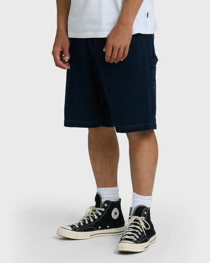 Billabong Men's Bad Dog 21\" Workwear Shorts - Navy