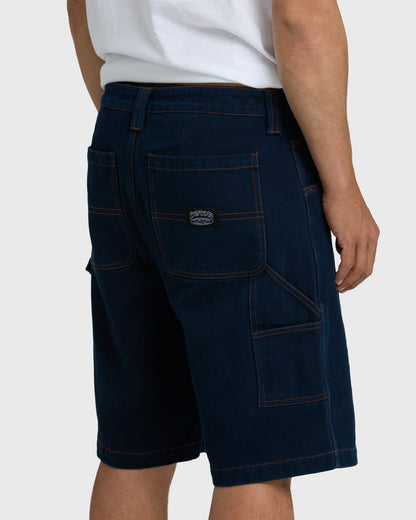 Billabong Men's Bad Dog 21\" Workwear Shorts - Navy