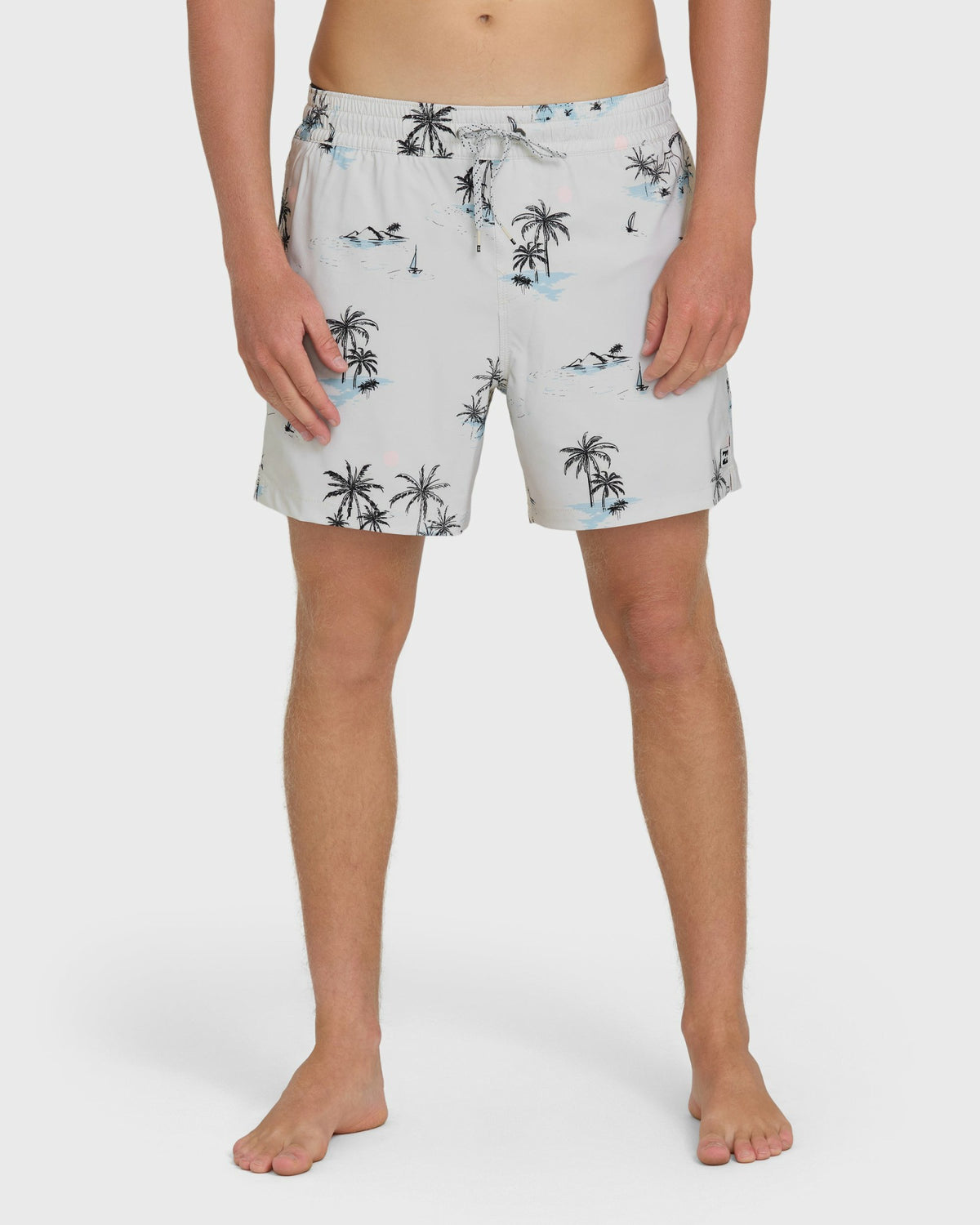 Billabong Men's Lineup Laybacks 16\" Trunks - Fog Gray