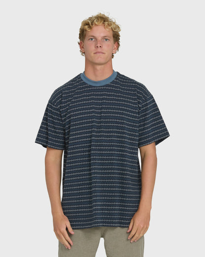 Billabong Men's Garage Sandon Short Sleeve Knit T-Shirt - True Navy