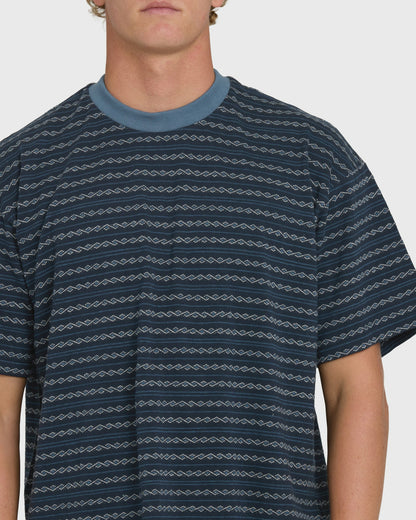 Billabong Men's Garage Sandon Short Sleeve Knit T-Shirt - True Navy