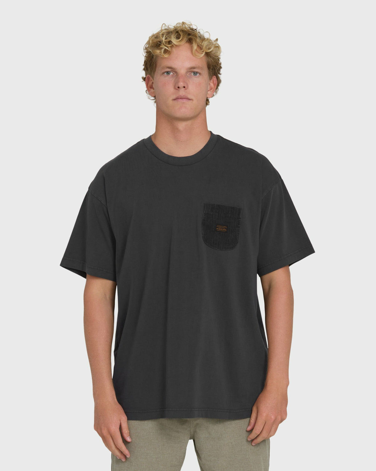 Billabong Men's Brunswick Garage Short Sleeve Knit T-Shirt - Washed Black