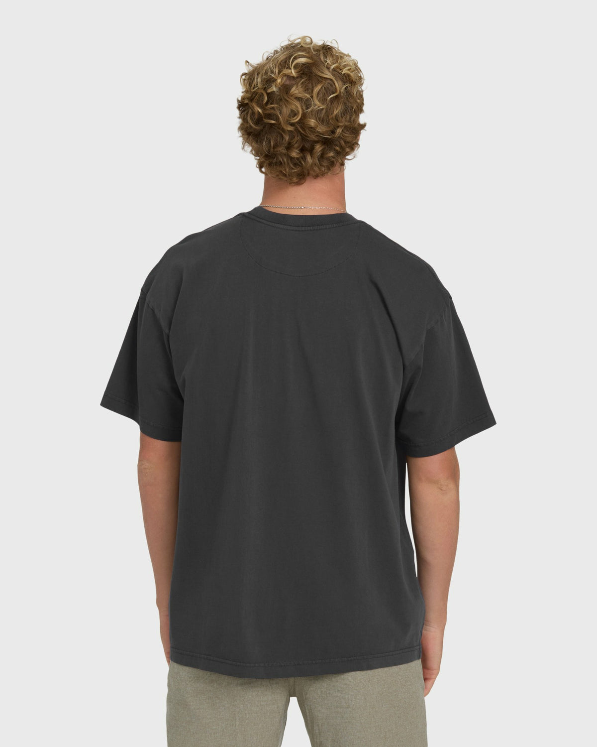 Billabong Men's Brunswick Garage Short Sleeve Knit T-Shirt - Washed Black