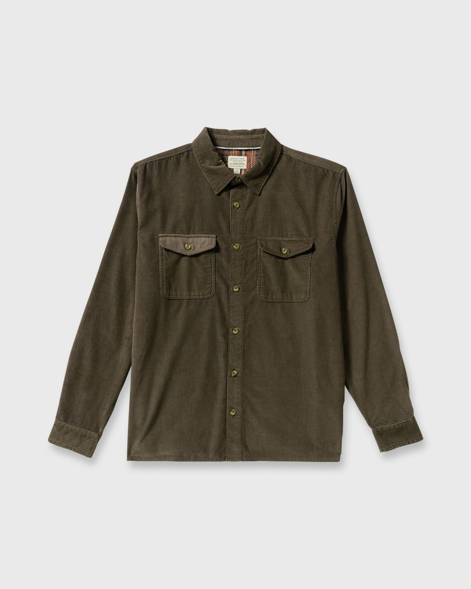 Billabong Men's Austin Garage Long Sleeve Shirt - Chocolate