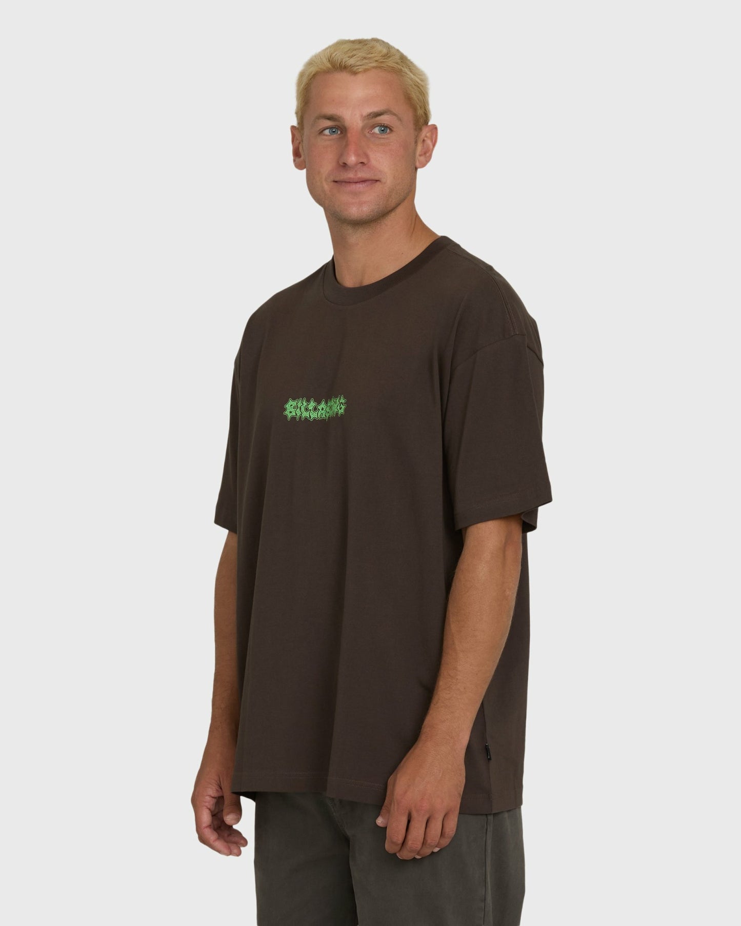 Billabong Men's Marrow OG Short Sleeve Knit T-Shirt - Chocolate Brown