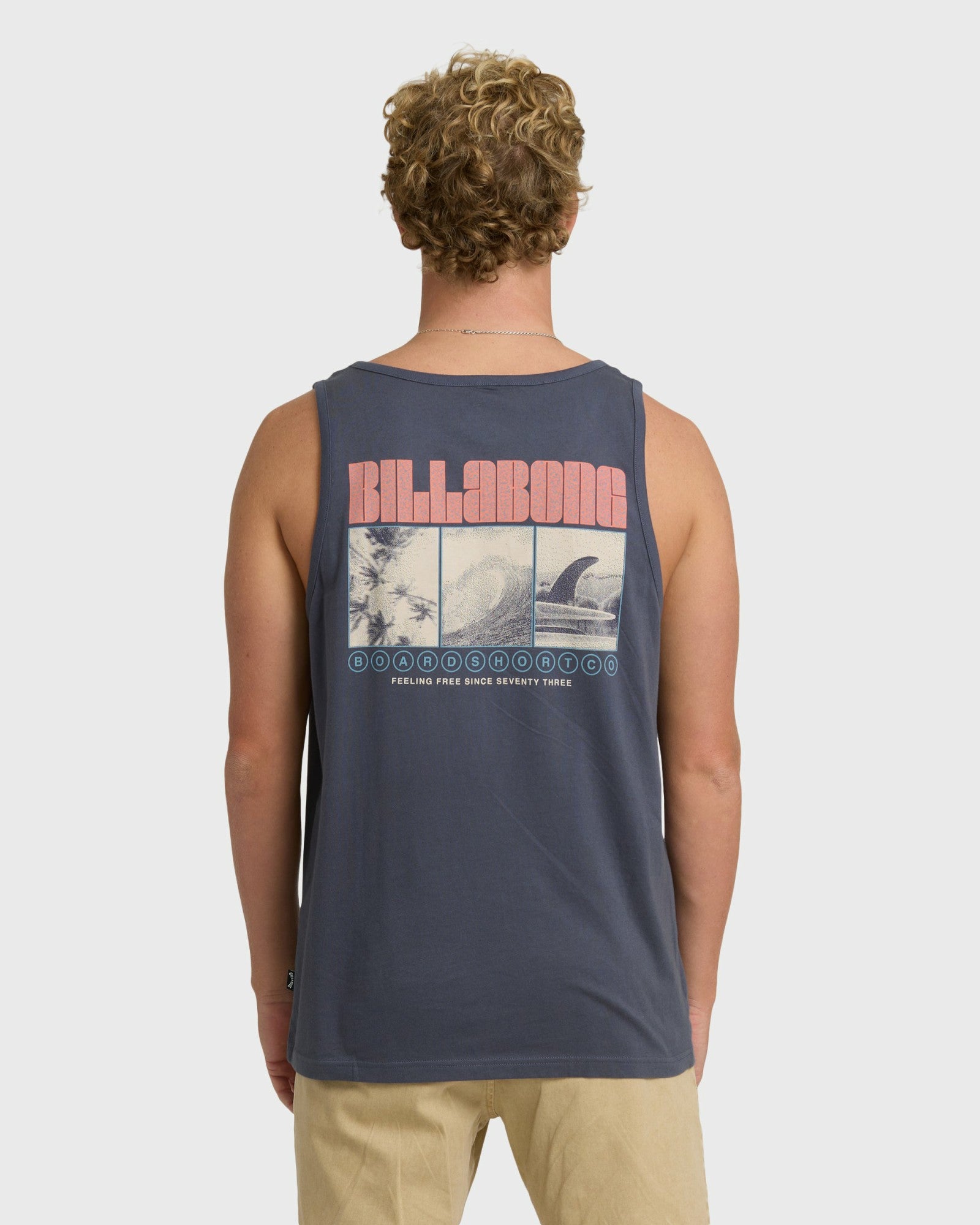 Billabong Men's Broadsheet Tank - Graystone